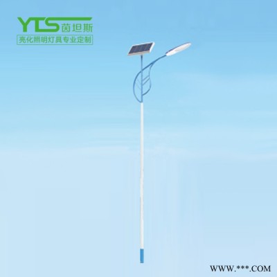 led高桿太陽能路燈報價 60W80W150W250W 路燈桿8米 太陽能l路燈 雙火路燈 雙火路燈 太陽能路燈|茵坦斯