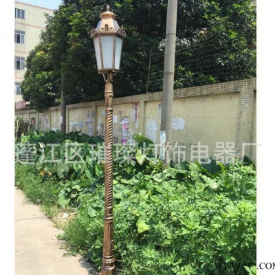 鑄鋁歐式庭院燈 景區(qū)照明燈 別墅庭院燈 太陽能庭院燈