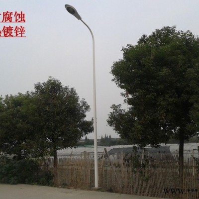 新農村6米太陽能路燈 市電農村道路燈 LED自彎臂路燈