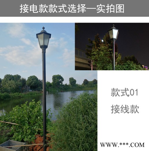 LED庭院燈 LED歐式照明燈 小區公園別墅景觀路燈 太陽能庭院燈 庭院景觀燈