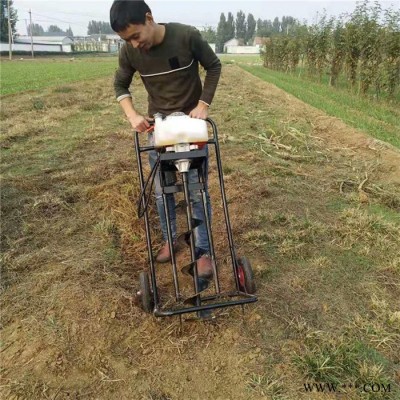 佳鑫機械  大馬力植樹挖坑機 汽油便攜式鉆眼機 太陽能路燈桿鉆孔機