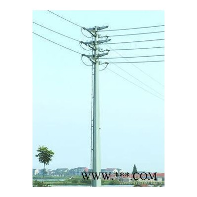 北京昌平10KV電力鋼桿及太陽(yáng)能路燈桿