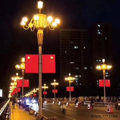供應8米LED中國結路燈 LED注塑節日燈路燈 紅燈籠LED節日燈 太陽能中國結路燈