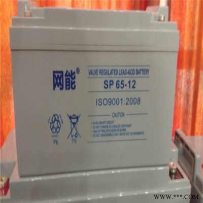 網能蓄電池SP65-12 太陽能系統交通及航標信號燈專用  12V65AH現貨供應