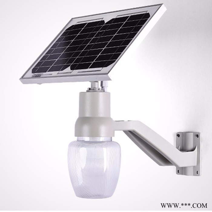 led太陽能燈led太陽能路燈頭一體化光控新農村太陽能路燈吸墻壁 LED太陽能路燈