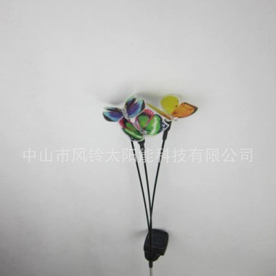 3LED草坪燈  太陽能光纖蝴蝶 太陽能發(fā)光燈太陽能庭院燈