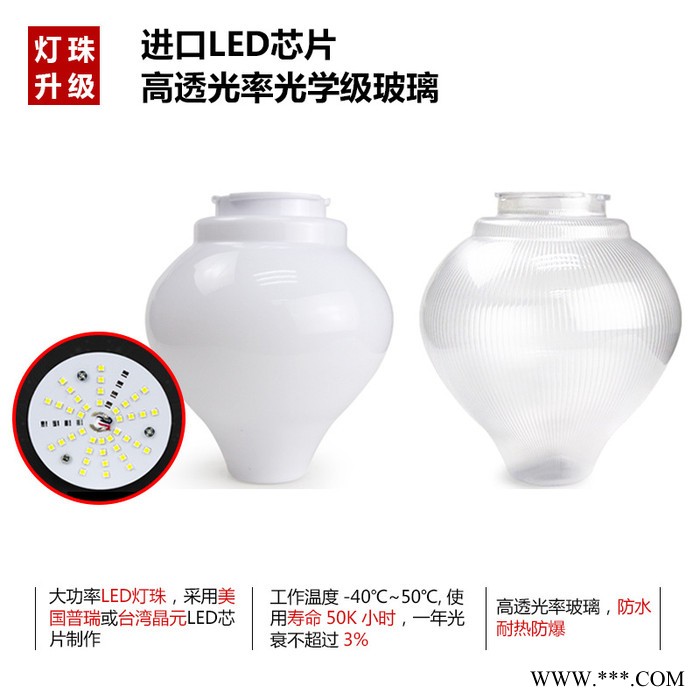 20W30W40W農(nóng)村LED太陽能庭院路燈戶外道路照明模組可定制燈桿路燈