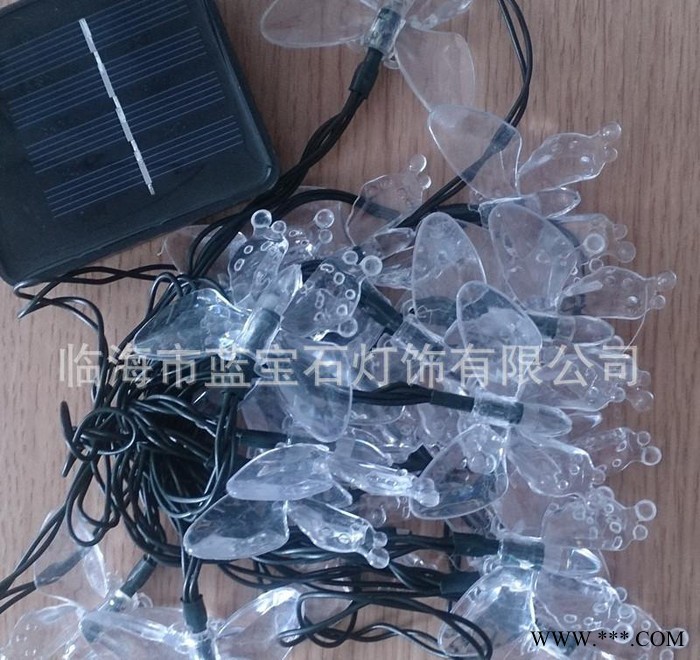 誠信直銷太陽能燈串 LED節(jié)日彩燈 工藝裝飾燈室外防水燈