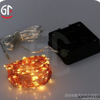源頭SL200T防水太陽能200燈LED銅絲燈串 戶外花園工程裝飾燈