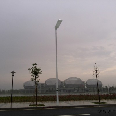 邢臺太陽能路燈 太陽能LED路燈 太陽能道路燈 太陽能庭院燈 鴻泰新農村一體化太陽能路燈