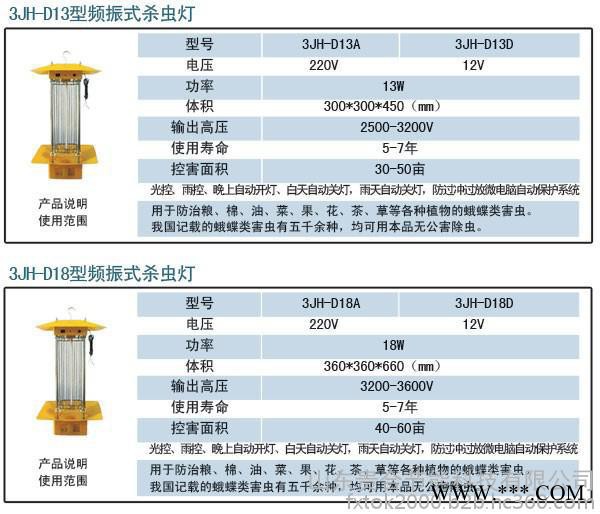 殺蟲燈  太陽能頻振式殺蟲燈