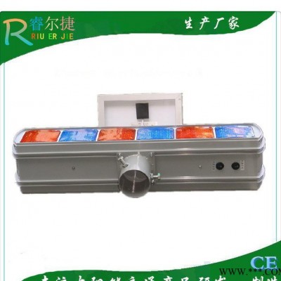 湖南專用太陽(yáng)能警示燈 led爆閃警示燈 太陽(yáng)能爆閃燈 紅藍(lán)爆