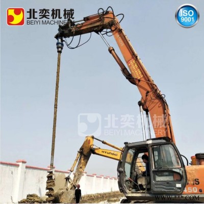 北奕機械太陽能光伏挖孔機