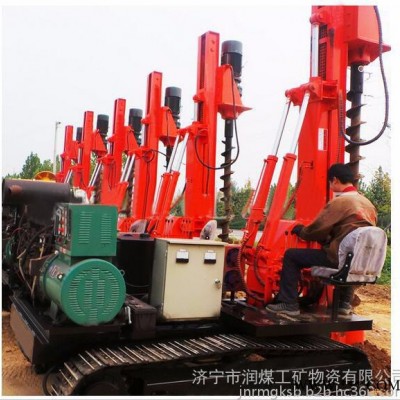 履帶式太陽能光伏打樁機  光伏打樁機 光伏電站履帶式打樁機