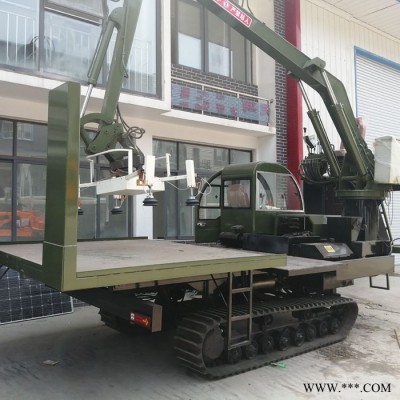 冠宇 履帶光伏安裝清掃運(yùn)輸車 光伏吸盤(pán)履帶安裝車