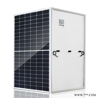 大型光伏電站專用高效隆基樂葉405雙面發電光伏板