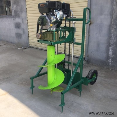 園林專用挖穴機 金佳大棚埋地樁打窩機 光伏打樁汽油打眼機