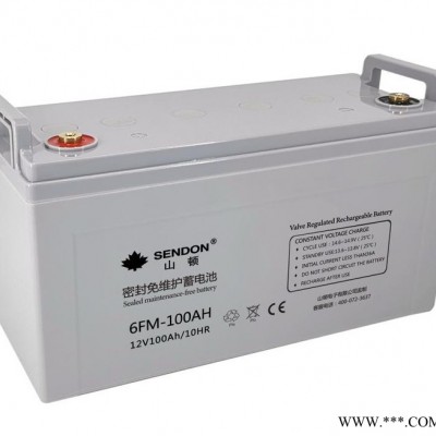 興安盟12V100AH山頓楓葉蓄電池6FM-100AH太陽(yáng)能電池