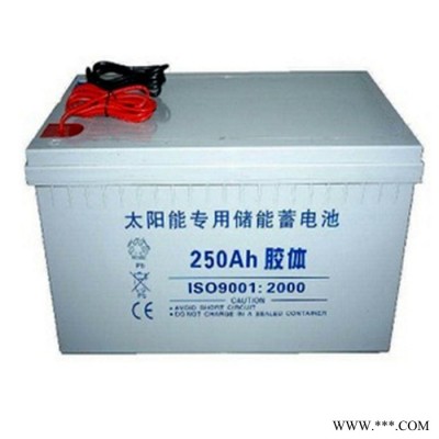太陽能專用膠體蓄電池6-CNFJ-24 12V24AH太陽能光伏離網系統電池 路燈光伏發電 新能源電池