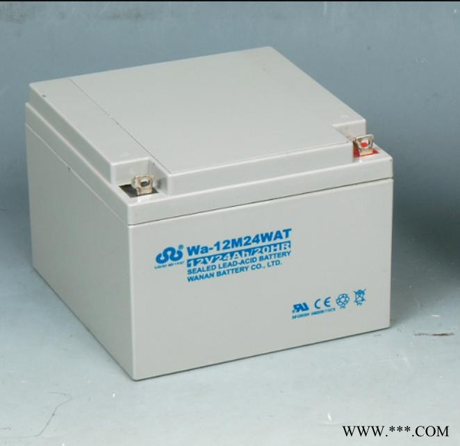 常德市WA-12M24AC萬(wàn)安免維護(hù)蓄電池12V24AH經(jīng)銷商太陽(yáng)能電池