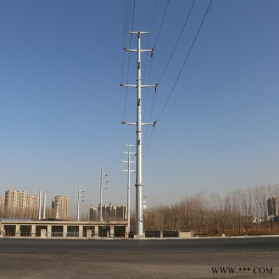 【創(chuàng)森】線路架線鋼桿 電力高壓電線桿 電力鋼管樁基礎(chǔ) 光伏打樁機(jī)