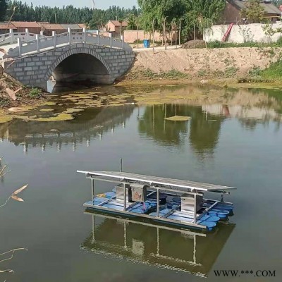 綠博斯LBSSUN-PQ 太陽能噴泉曝氣機 河道曝氣機 太陽能推流曝氣機 光伏曝氣機 浮筒曝氣機