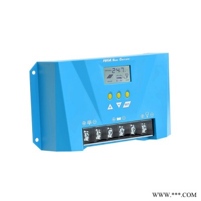 廠家直供 50A 智能控制器 光伏充電控制器 家用太陽能 PWM技術 帶液晶顯示 控制器工廠