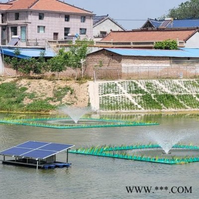 綠博斯LBSSUN-PQ 太陽能曝氣機 景觀噴泉曝氣機 太陽能噴泉曝氣機 河道曝氣機  光伏曝氣增氧機