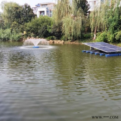 綠博斯LBSSUN-PQ 太陽能噴泉曝氣機  河道景觀噴泉曝氣機  光伏曝氣增氧機   太陽能曝氣機    噴泉曝氣機