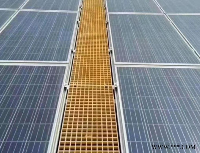 凱捷40*40*25 檢修通道走道板 檢修平臺玻璃鋼格柵 光伏發(fā)電踏步板