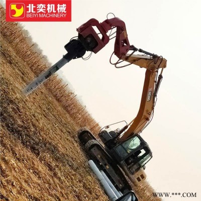 北奕BY-VH250高頻液壓打樁機(jī)械生產(chǎn)價(jià)光伏打樁機(jī)廠家銷售打拔鋼板樁
