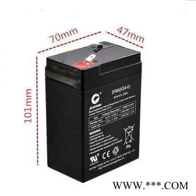 凱鷹KAIYING6V4AH蓄電池電子秤衡器電池樓宇安防太陽(yáng)能小系統(tǒng)應(yīng)急照明電動(dòng)儀器儀表兒童玩具電池**批發(fā)