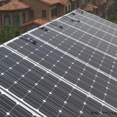 廠價銷售 200W單晶硅太陽能太陽能電池板，光伏板  分布式光伏發電系統