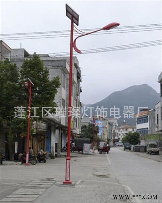璀璨太陽能生產廠家 鋰電池太陽能路燈 太陽能路燈定制/批發