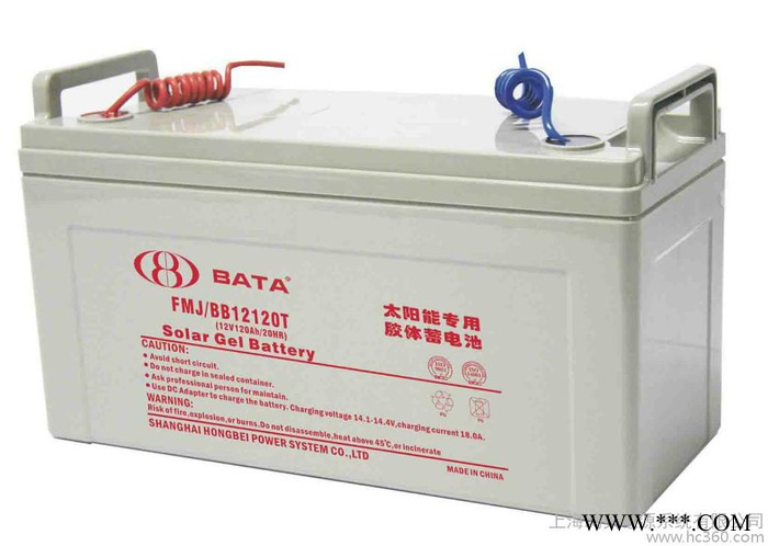 供應BATA鴻貝鴻貝廠家12V150AH太陽能膠體蓄電池**價廉