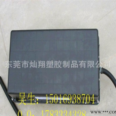 生產(chǎn)雙120ah太陽(yáng)能路燈地埋箱 黑色密封防水地埋式蓄電池埋