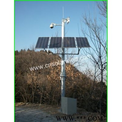供應華陽風天津10W太陽能監控供電系統