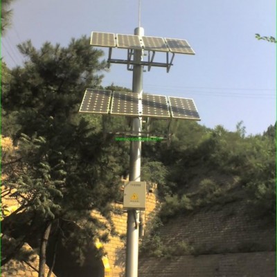 供應華陽風懷柔森林防火太陽能監(jiān)控供電系統