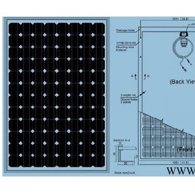 供應天福光TFG太陽能單晶層壓板、太陽能小層壓電池板太陽能電池板