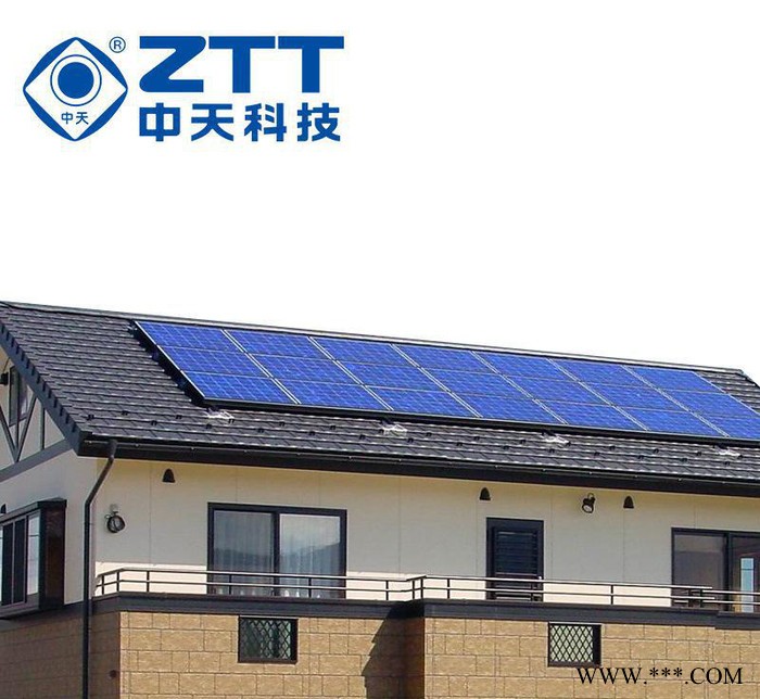 中天  太陽能光伏發電系統 分布式并網 家用商用  10KW