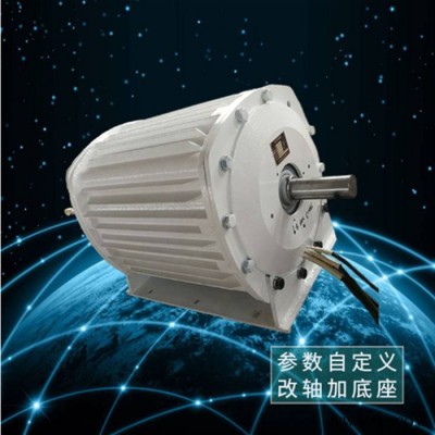 藍潤低速永磁發電機LR-3kw風力發電機380v永磁低速同步發電機 足功率免維護 永磁王磁鋼低速足功率發電