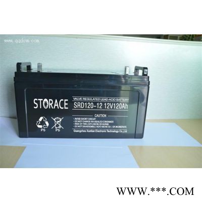 蓄雷STORACE蓄電池SR120-12/12V120AH 太陽能蓄電池 UPS不間斷電源 風(fēng)力發(fā)電儲(chǔ)備電源照明應(yīng)急