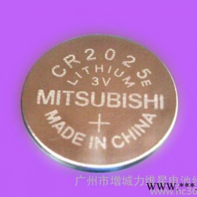 供應三菱MitsubishiCR2025紐扣電池，鋰錳電池