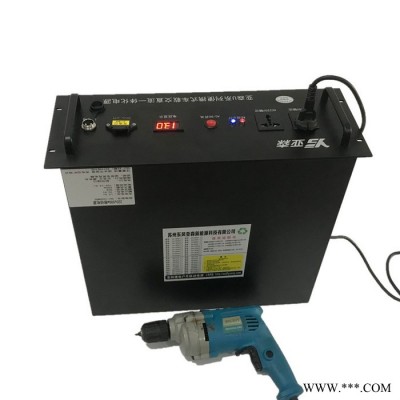 亞森220v3000w不間斷移動電源 房車鋰電池 標準19英寸通信基站備用電源
