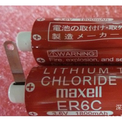 麥克賽爾（MAXELL）萬勝ER6C鋰亞電池 工業電池 傳真