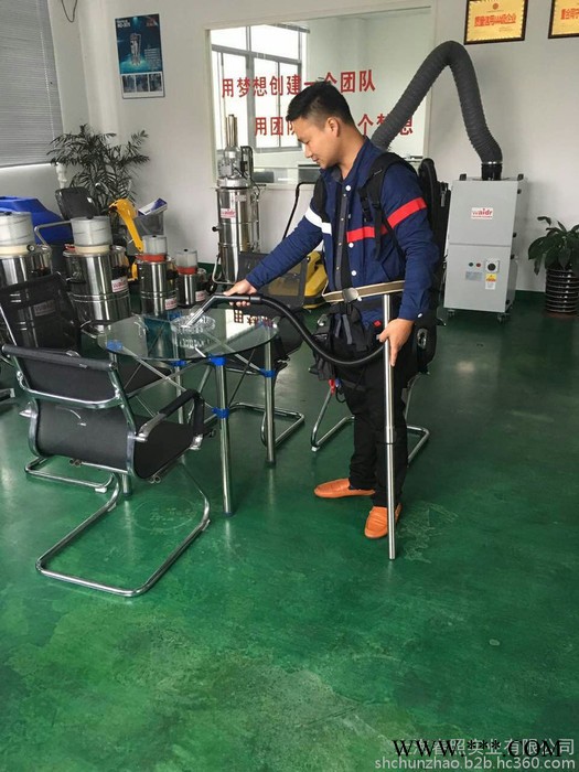 威德爾WD-6L肩背式鋰電池吸塵器電影院吸瓜子殼粉塵用小型干式吸塵器