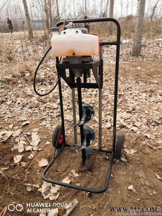 湖南手持式挖坑機(jī) 苗圃園林打眼機(jī)廠家 普航光伏螺旋地樁打樁機(jī)圖片