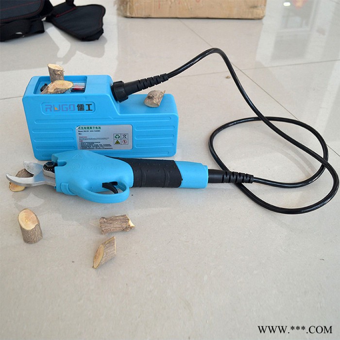 儒工 電動修枝剪刀廠家 鋰電池電動修枝剪價格 葡萄枝修枝剪刀 茶樹修枝剪刀