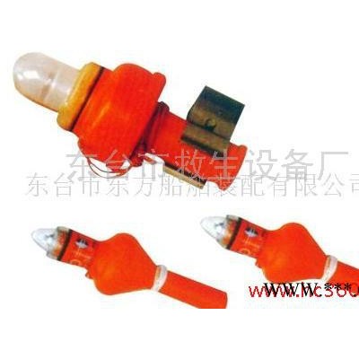 供應(yīng)業(yè)安牌DFQB-L-B型救生圈燈 CCS船用救生圈自亮浮燈 海水電自亮燈 鋰電池救生圈燈