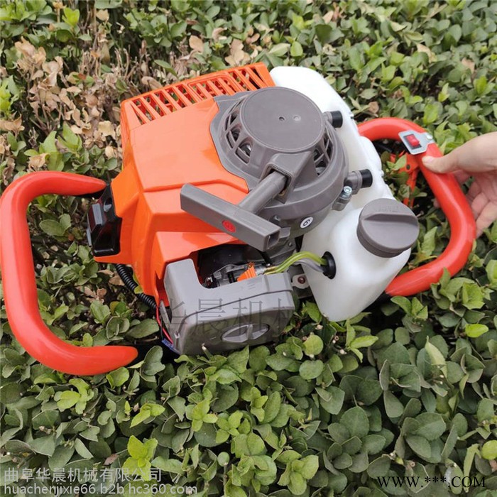 光伏工程埋樁挖坑機  華晨四沖程地鉆挖坑機